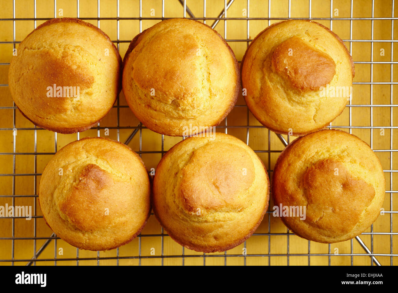 hausgemachtes Mais muffins Stockfoto