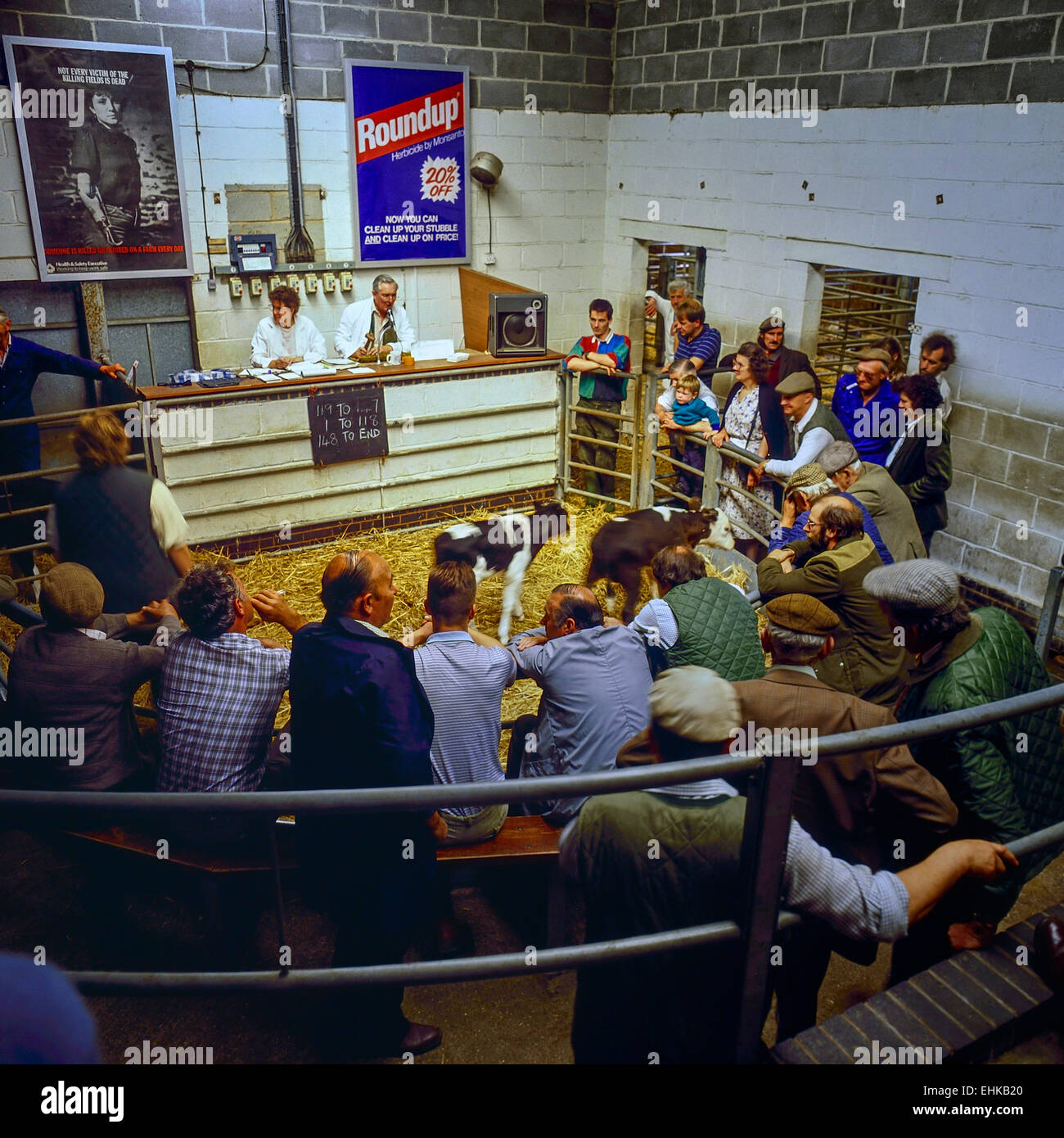 Viehmarkt statt. Melton Mowbray. Leicestershire. UK Stockfoto