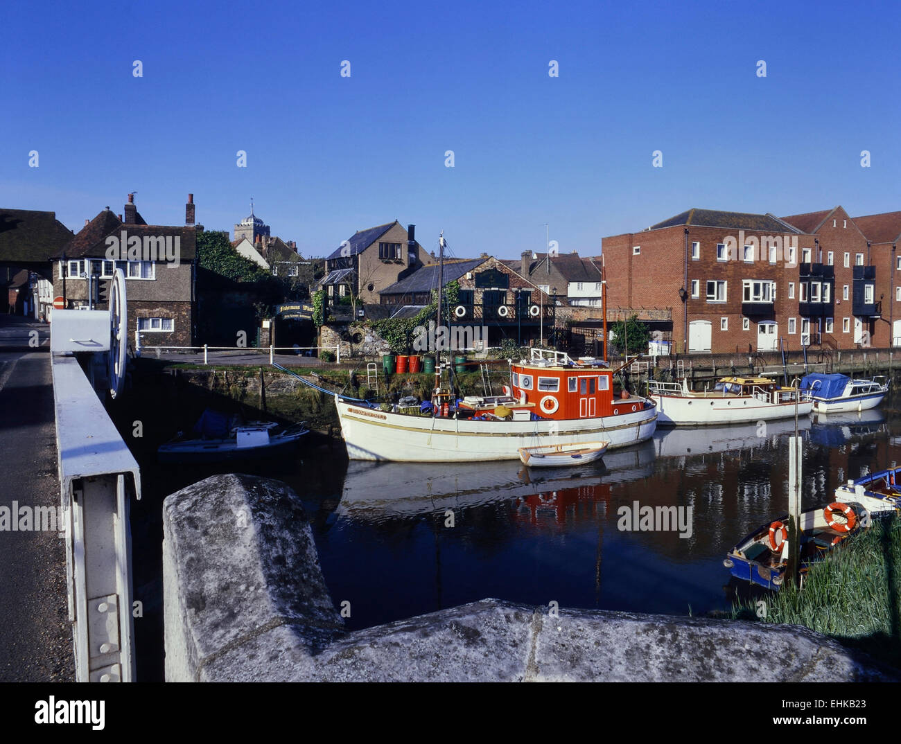 Die historische Stadt Sandwich. Kent. UK Stockfoto