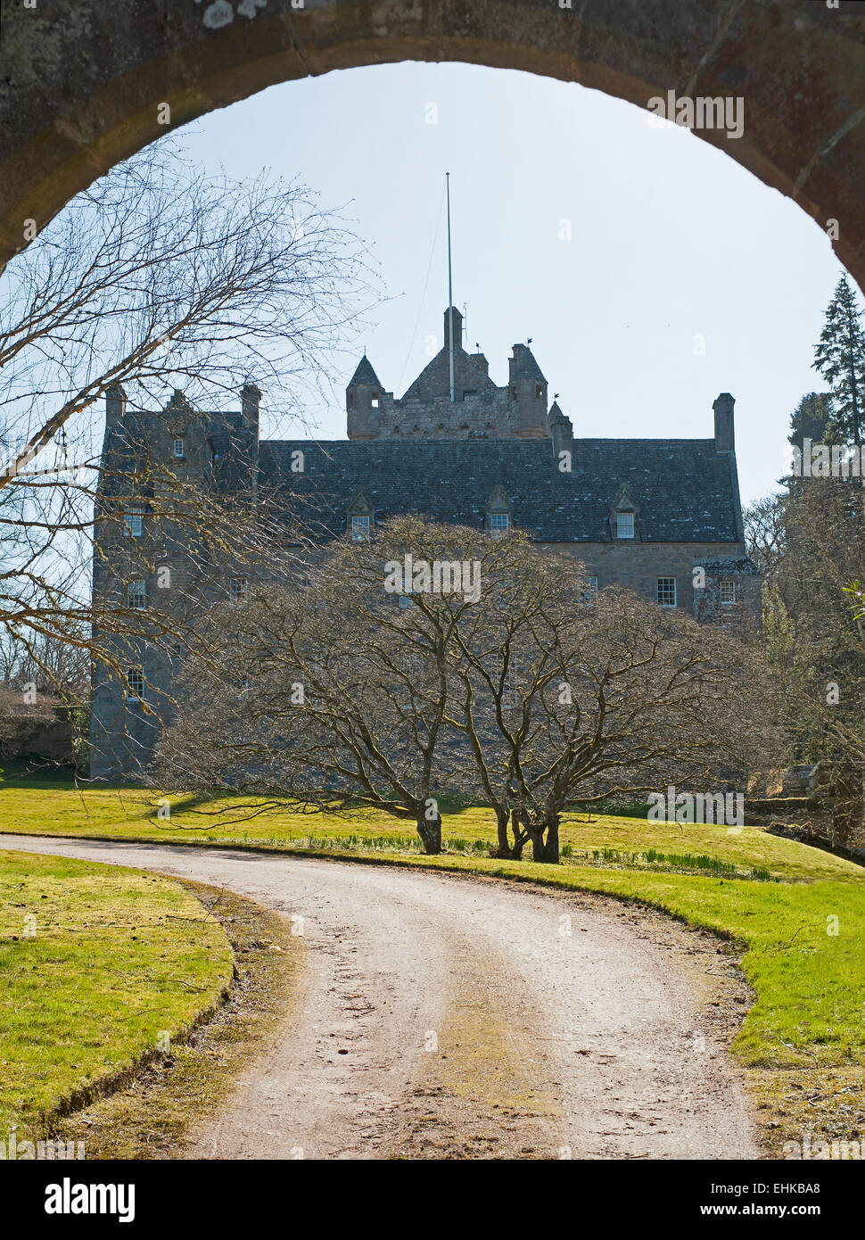 Cawdor Castle liegt zwischen Nairn und Inverness.  SCO 9640. Stockfoto