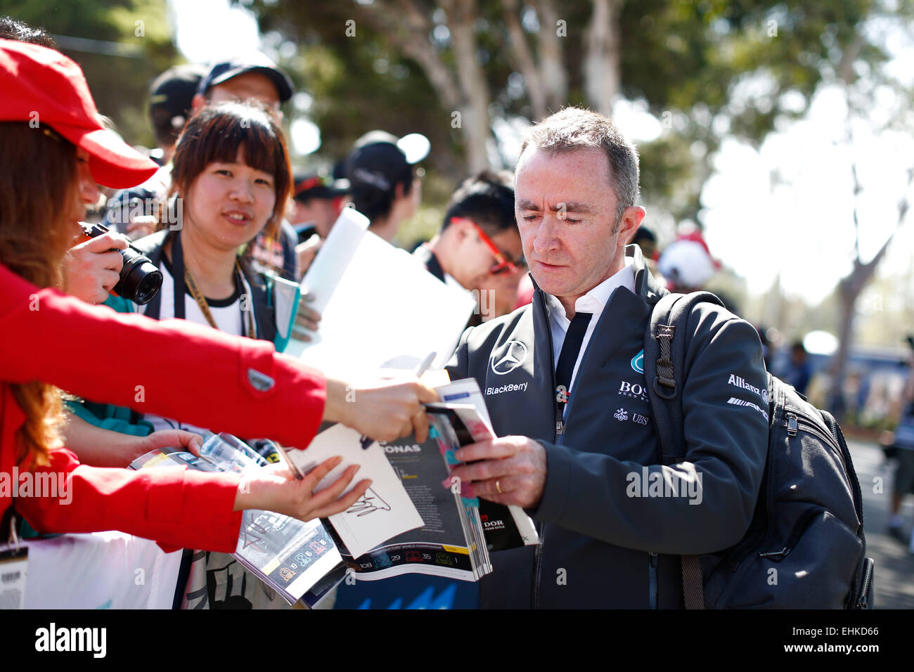 Motorsport: FIA Formel 1 Weltmeisterschaft 2015, Grand Prix von Australien, Paddy Lowe (GBR, Mercedes AMG Petronas Formula One Team), Stockfoto