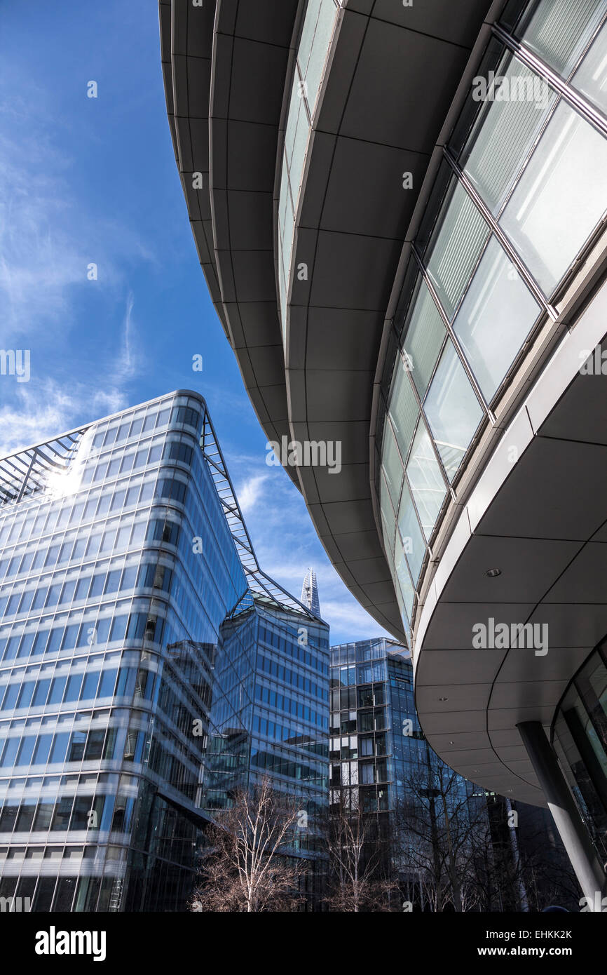 Rathaus und 4 weitere Londoner Riverside in London Bridge Stockfoto