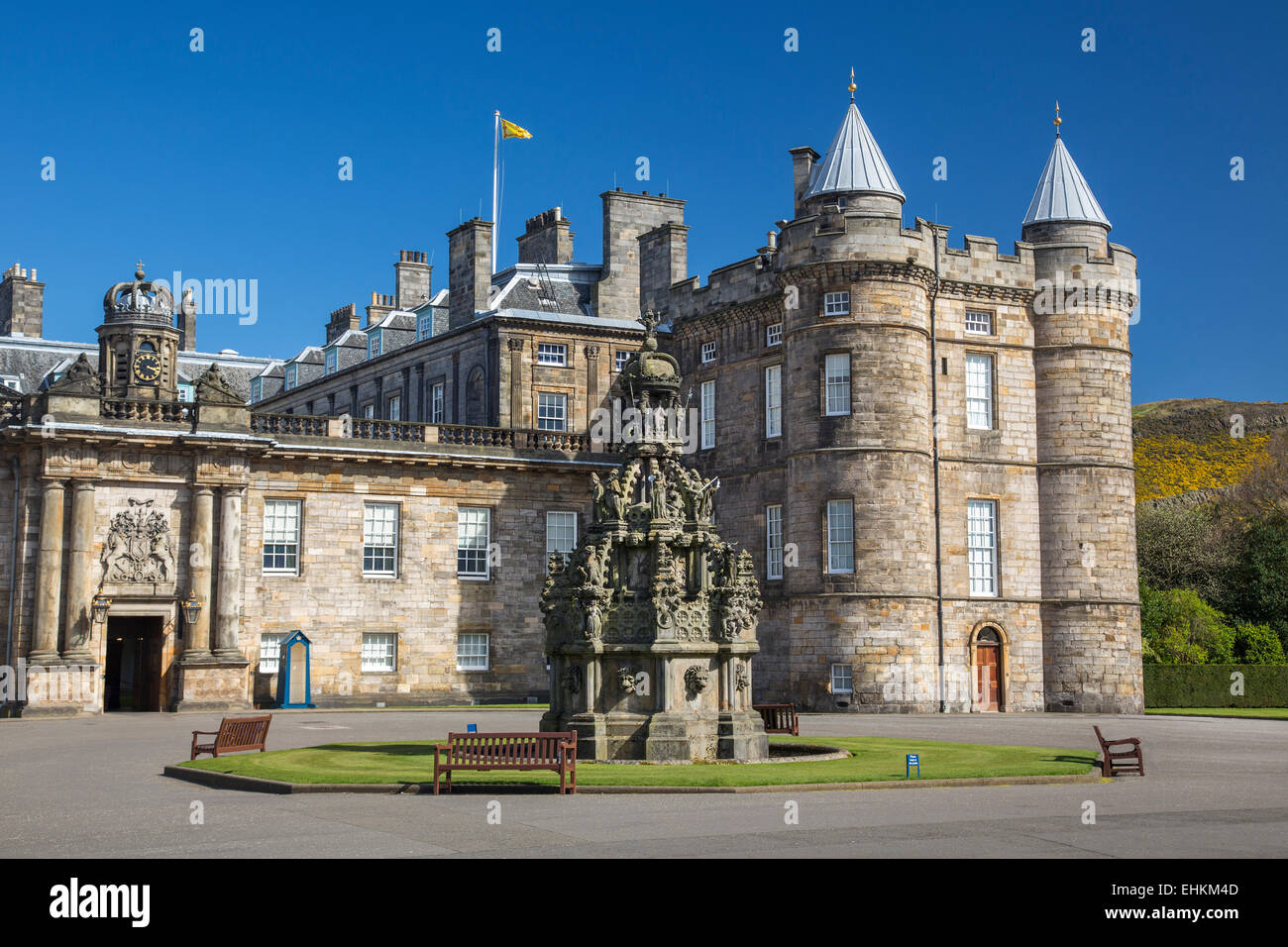 Palace of Holyroodhouse Edinburgh Schottland Stockfoto