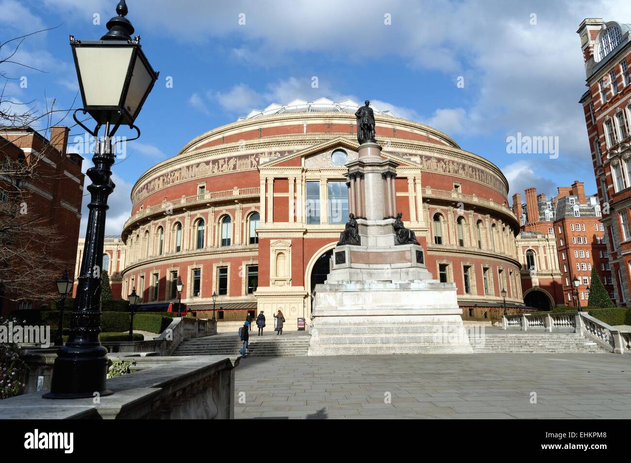 Außenseite der Londoner Royal Albert Hall Kensington Stockfoto