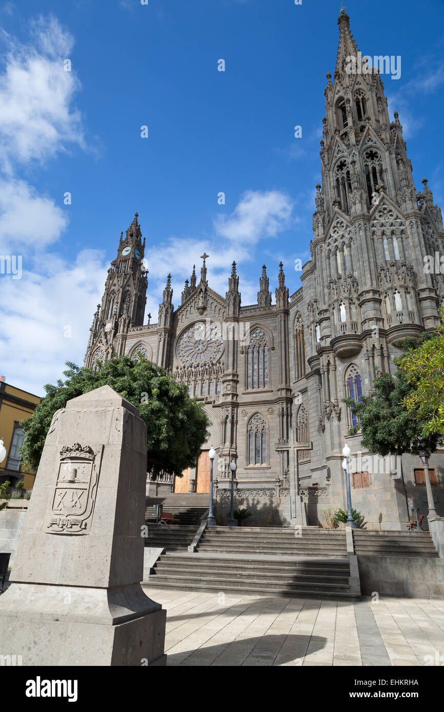 Arucas, Iglesia de San Juan Bautista, Gran Canaria, Kanarische Inseln, Spanien, Europa Stockfoto