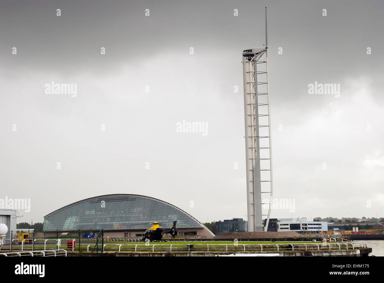 Glasgow Tower Stockfoto