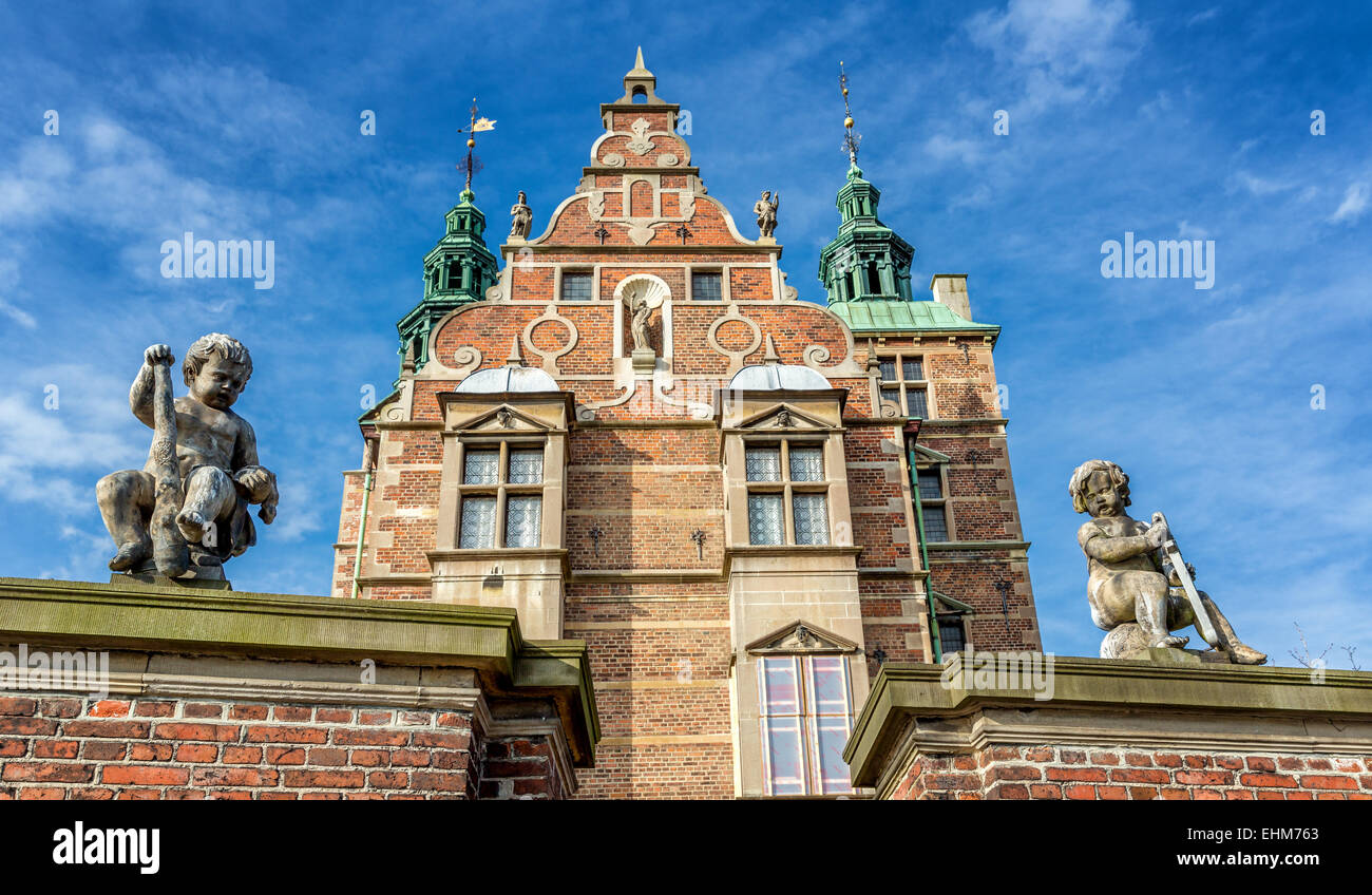 Rosenborg Palast in den Gärten von Rosenborg in Kopenhagen, Dänemark Stockfoto