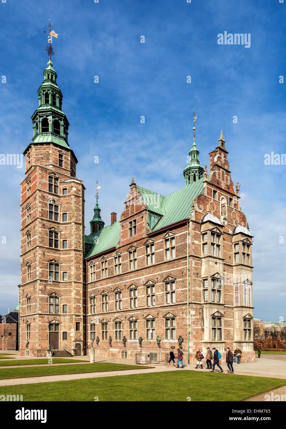Schloss Rosenborg, Kopenhagen, Dänemark Stockfoto