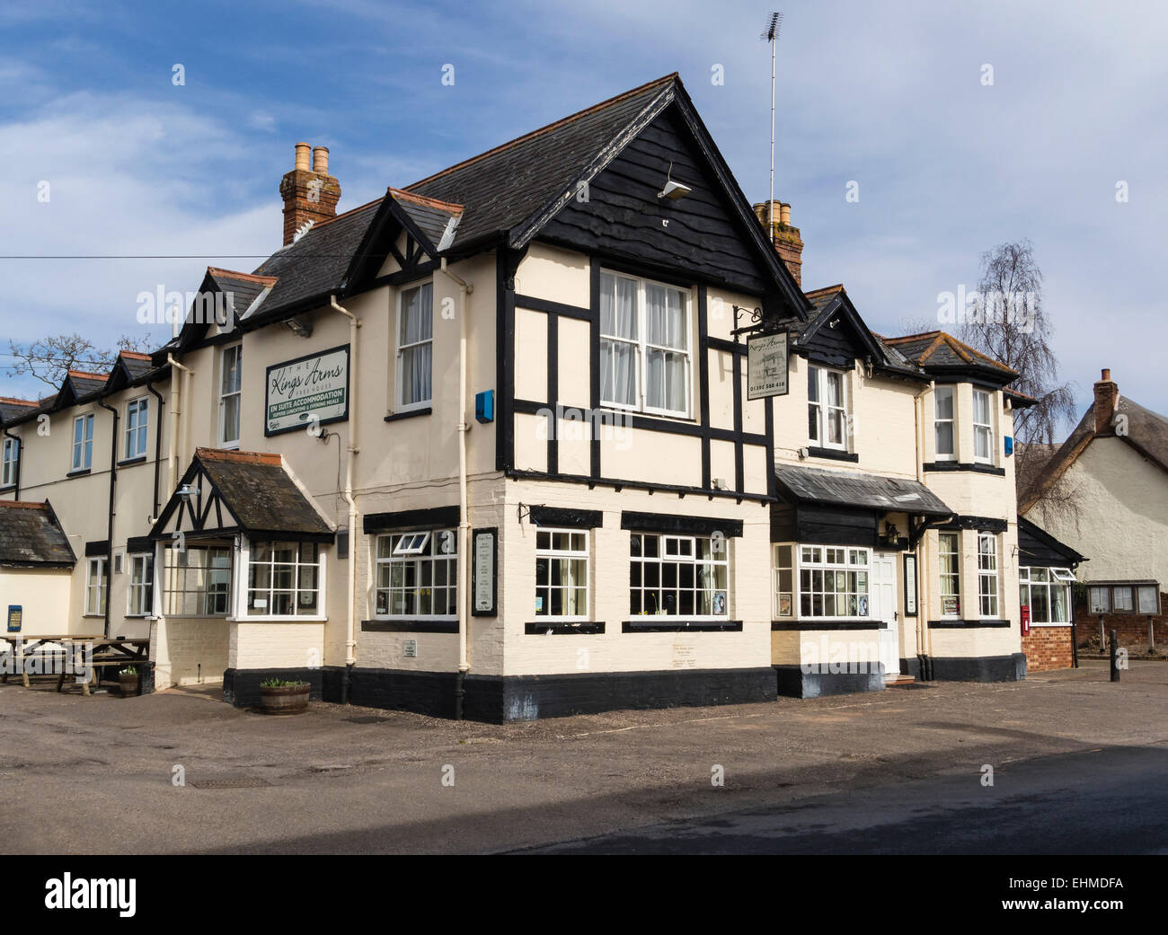 Kings Arms Public House, Otterton, East Devon, England, Großbritannien Stockfoto