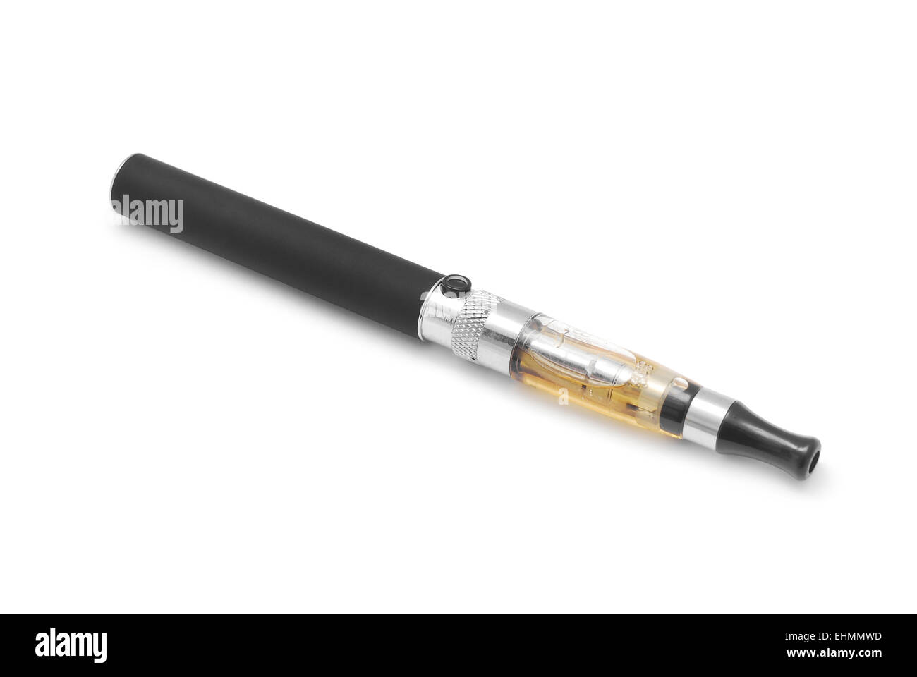 elektronische Zigarette auf weißem Hintergrund Stockfoto
