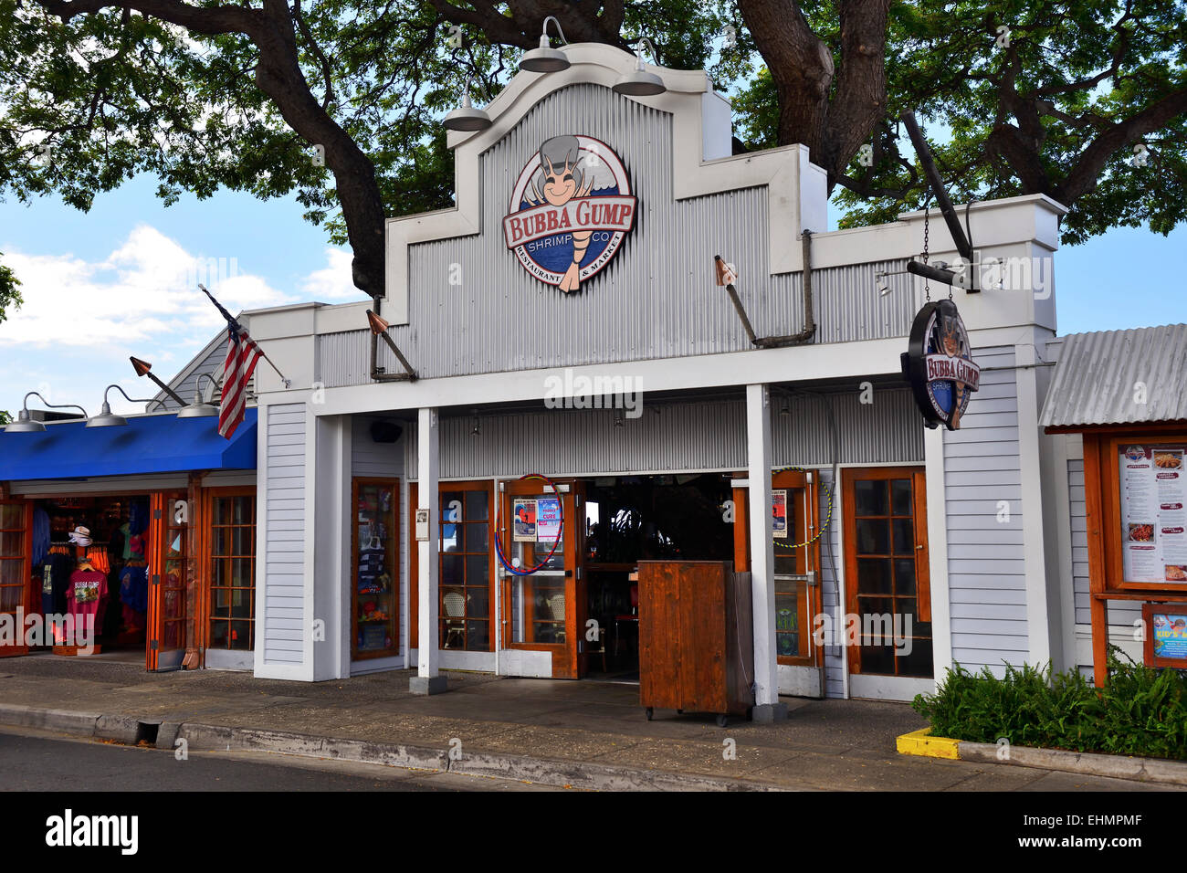 Bubba Gump Shrimp Co. Restaurant und Markt auf Front Street, Lahaina
