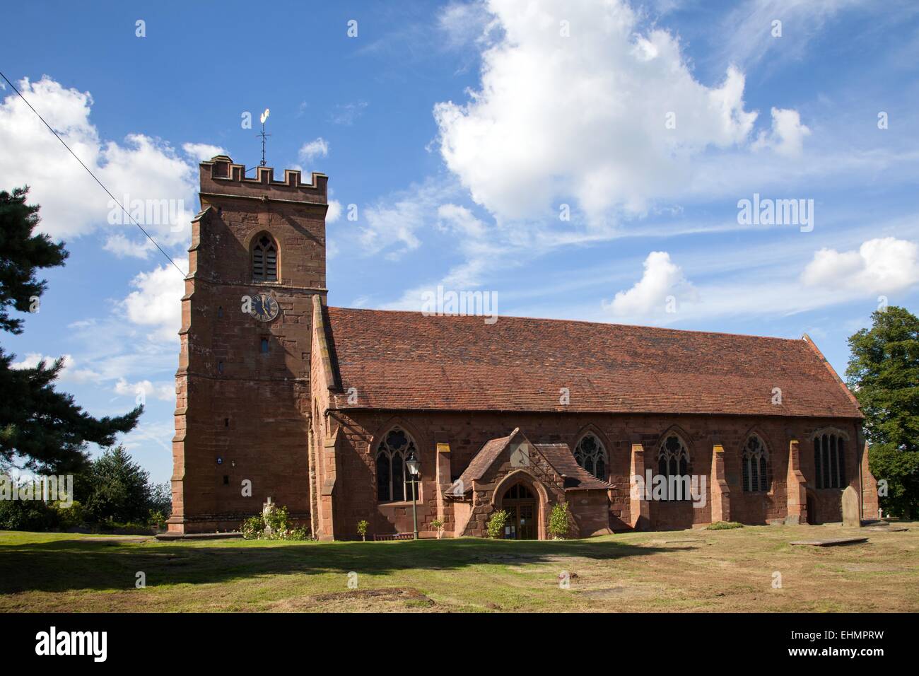 St. Peterskirche, mit Blick auf Kinver South Staffordshire Stockfoto