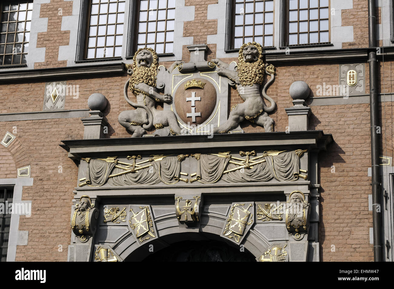 Polnische Architektur. Stockfoto