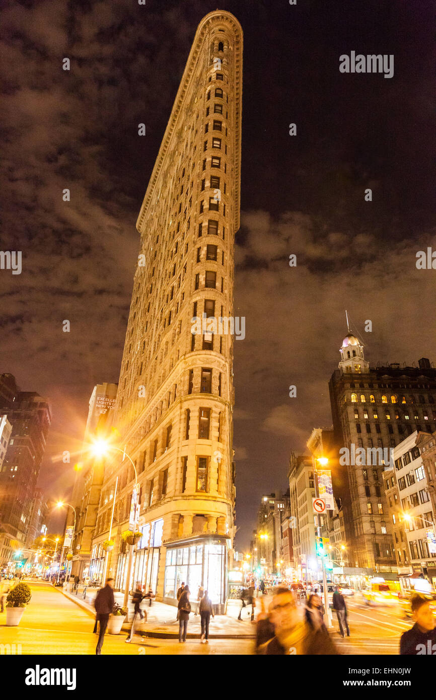 Flatiron Building in New York City, USA. Stockfoto