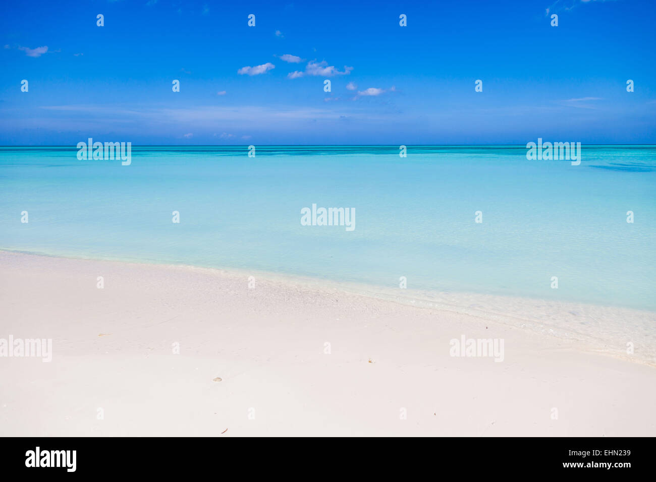 Strand von Cayo Levisa, Kuba. Stockfoto