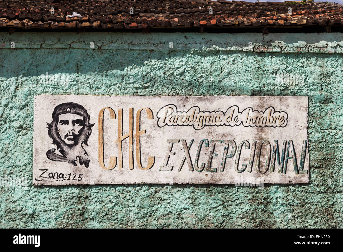 Porträt von Ernesto Che Guevara, Kuba. Stockfoto