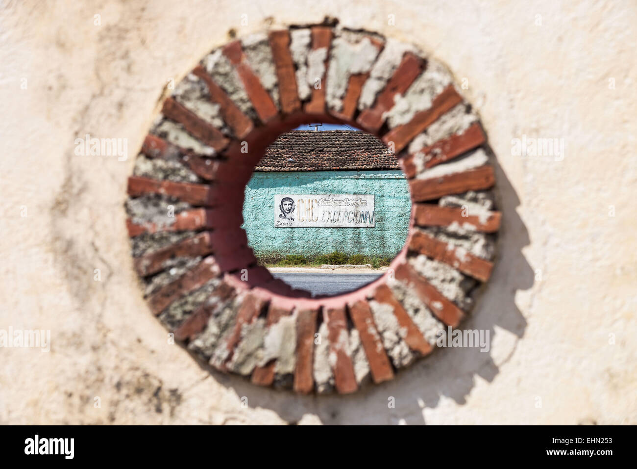 Porträt von Ernesto Che Guevara, Kuba. Stockfoto