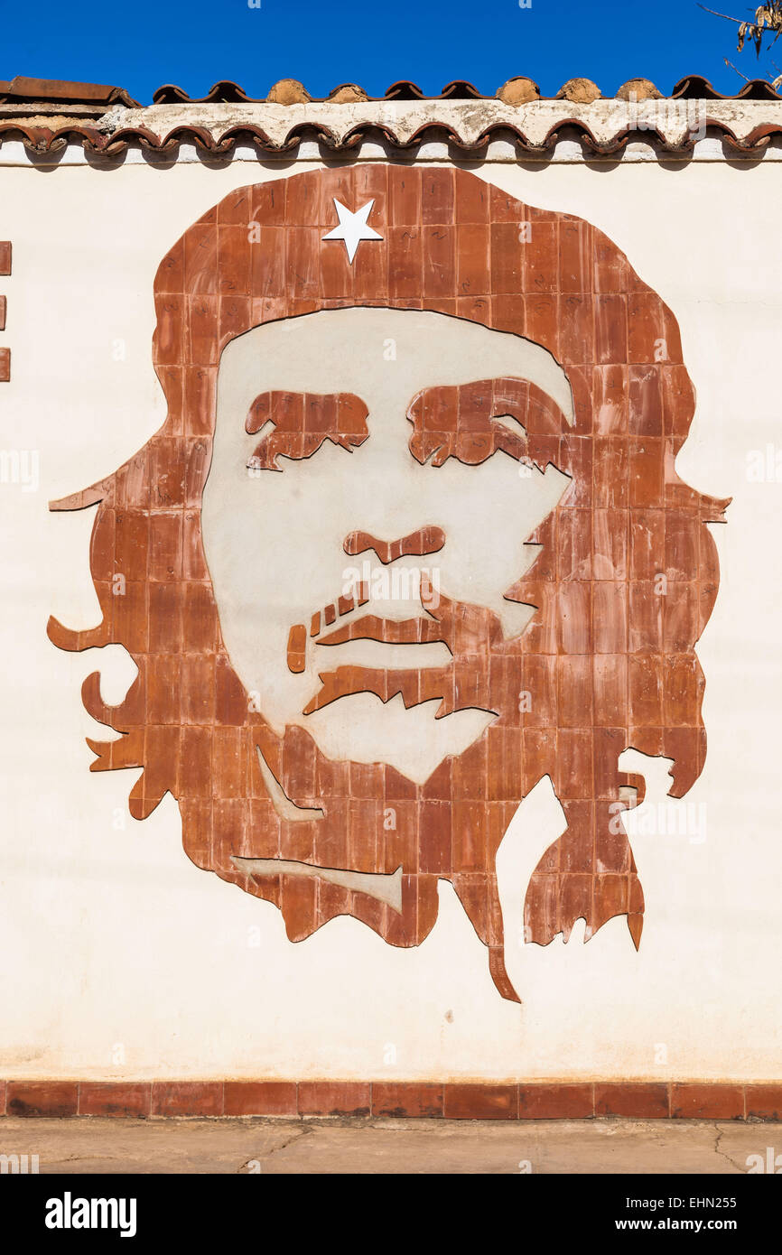 Porträt von Ernesto Che Guevara, Kuba. Stockfoto