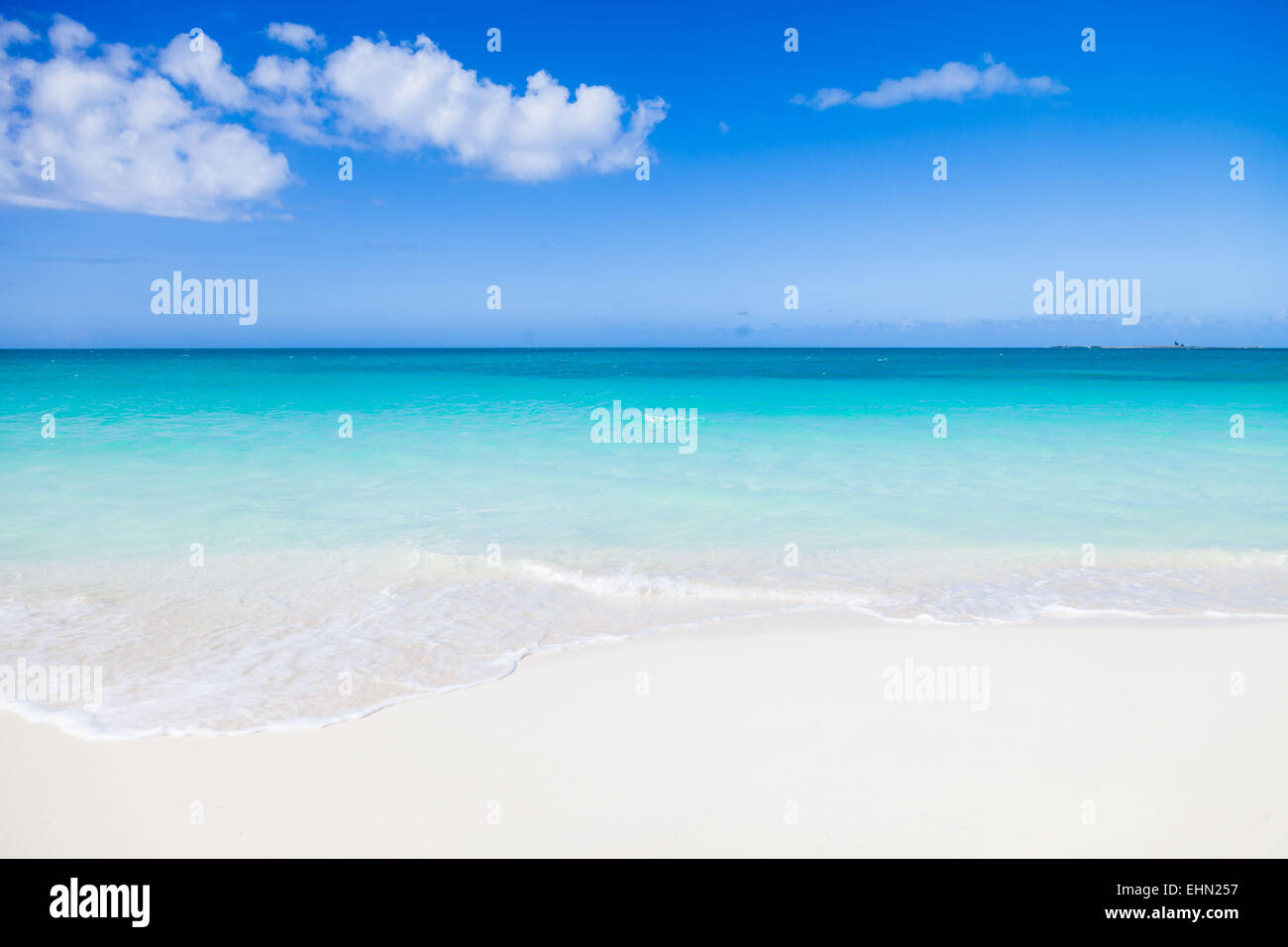 Strand in Cayo Santa Maria, Kuba. Stockfoto