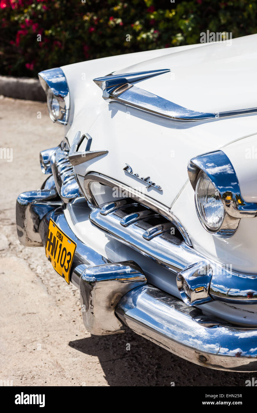 50er Jahre amerikanisches Auto (Dodge), Kuba. Stockfoto