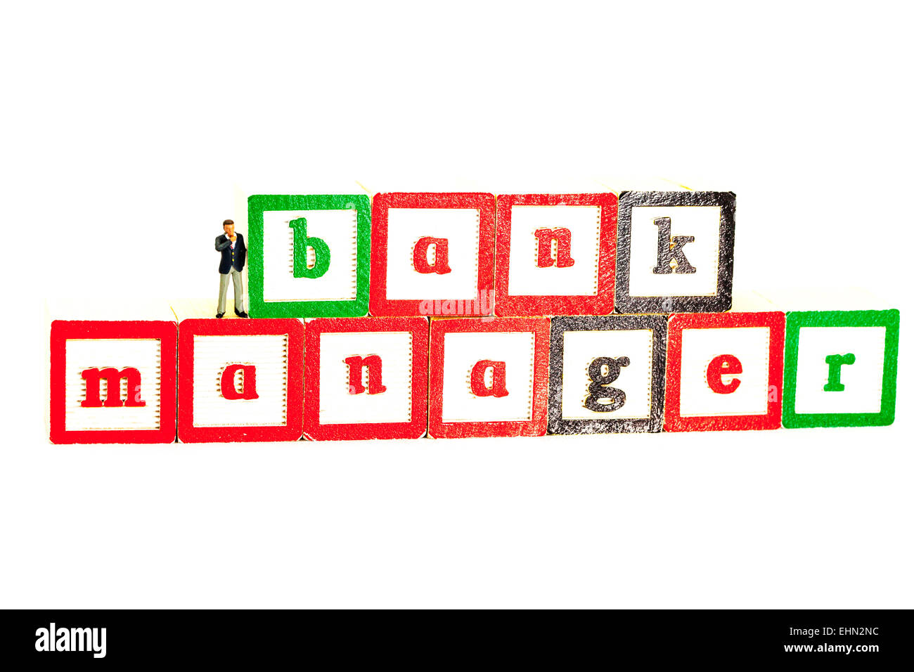 Bank Manager Banker Kreditgeber Darlehen Darlehen Geld Hypotheken Darlehen Hypothek isolierten Ausschnitt Ausschnitt weißer Hintergrund Stockfoto