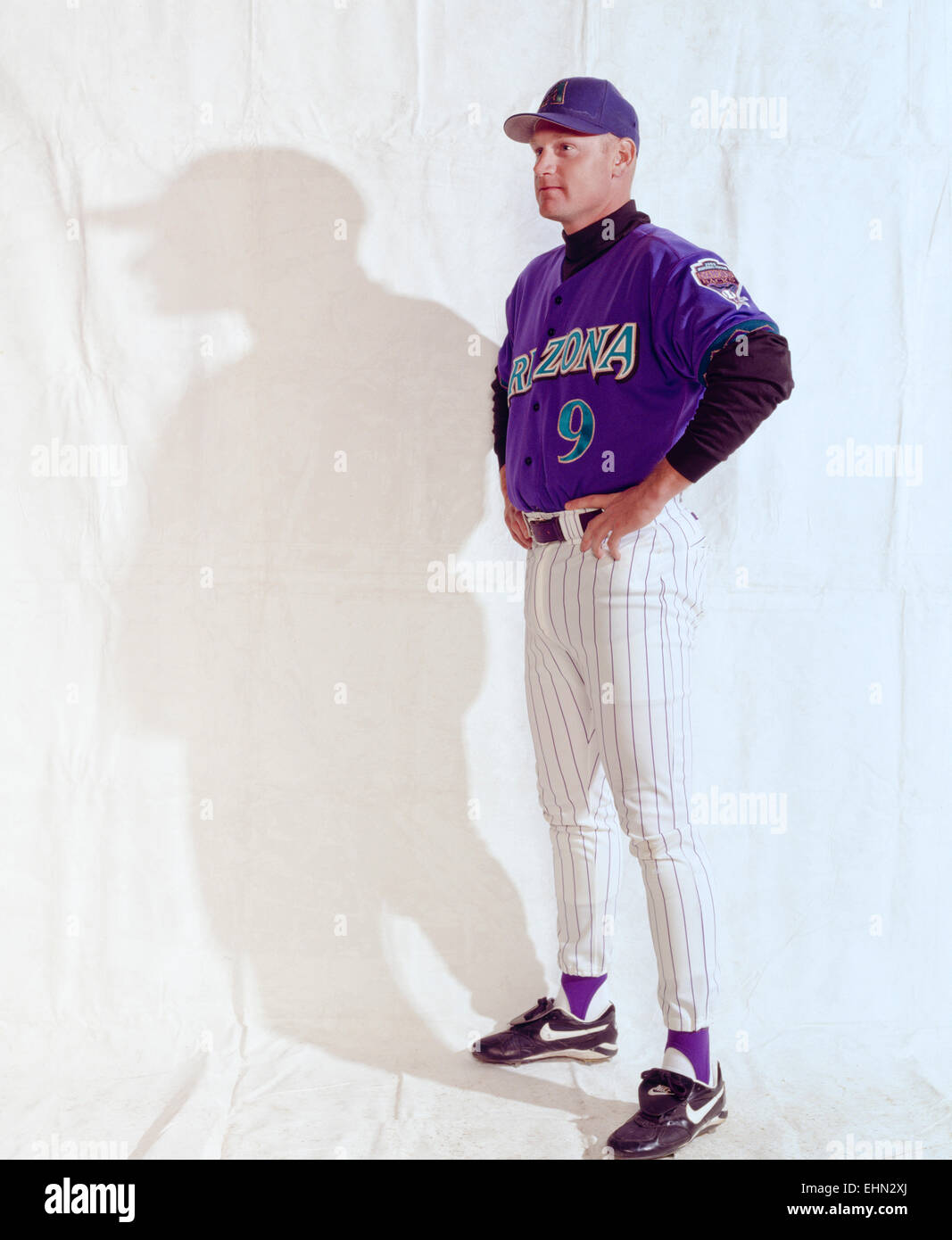 Phoenix, AZ - 28. März: Baseballspieler Matt Williams in Phoenix, Arizona am 28. März 1998. Stockfoto