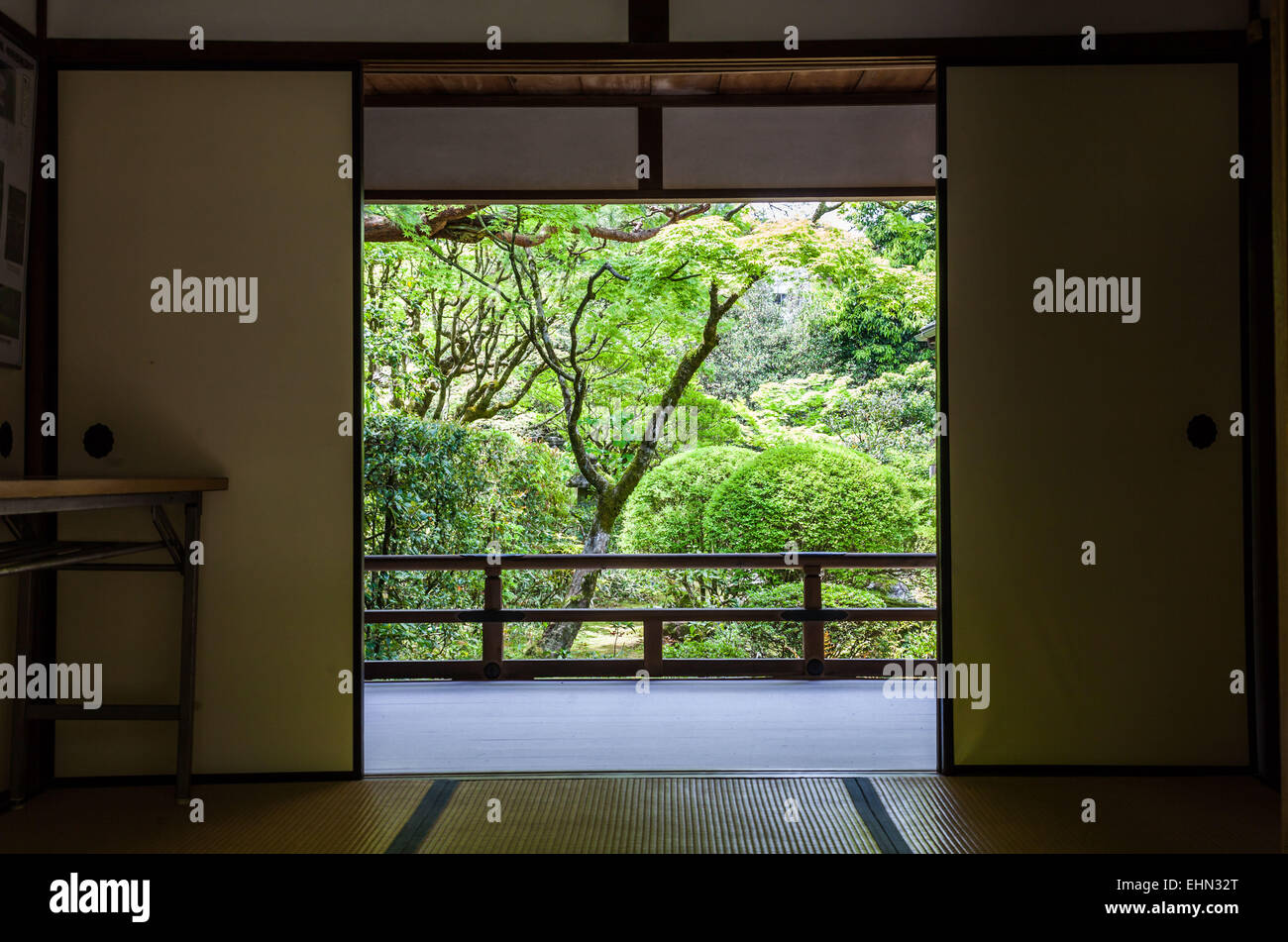 Traditionellen japanischen Haus. Stockfoto
