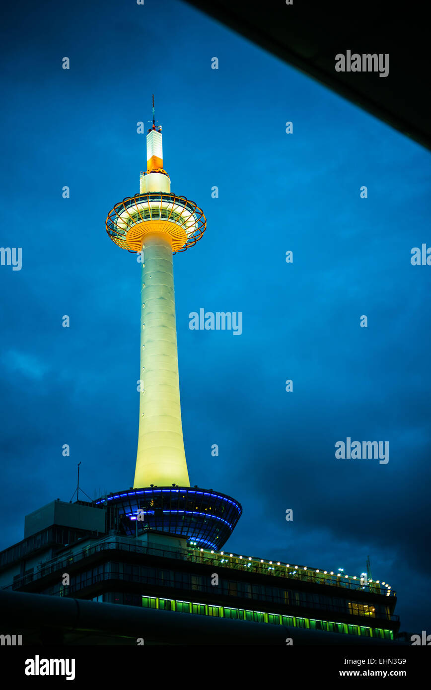 Kyoto-Tower, Japon. Stockfoto