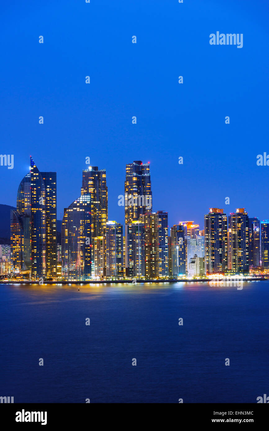 Asien, Republik Korea, Südkorea, Busan, Skyline der Stadt Stockfoto