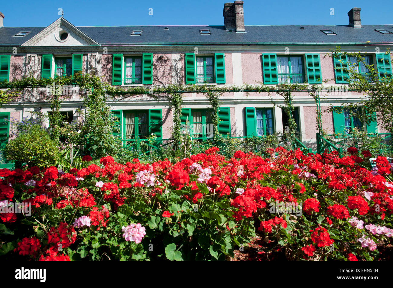 Claude Monet-Haus und Garten Giverny Departement Eure Frankreich Europa Stockfoto