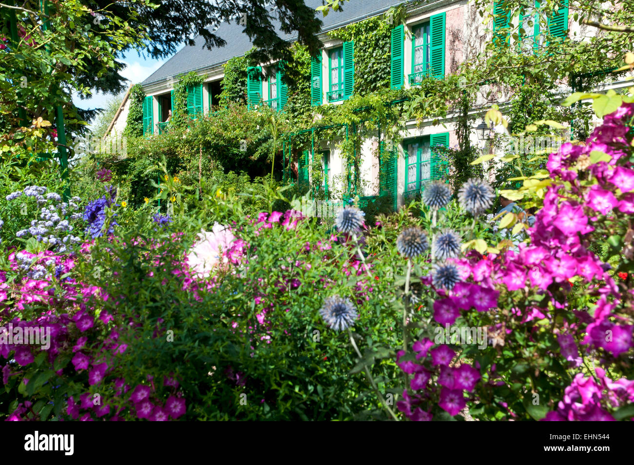 Claude Monet-Haus und Garten Giverny Departement Eure Frankreich Europa Stockfoto