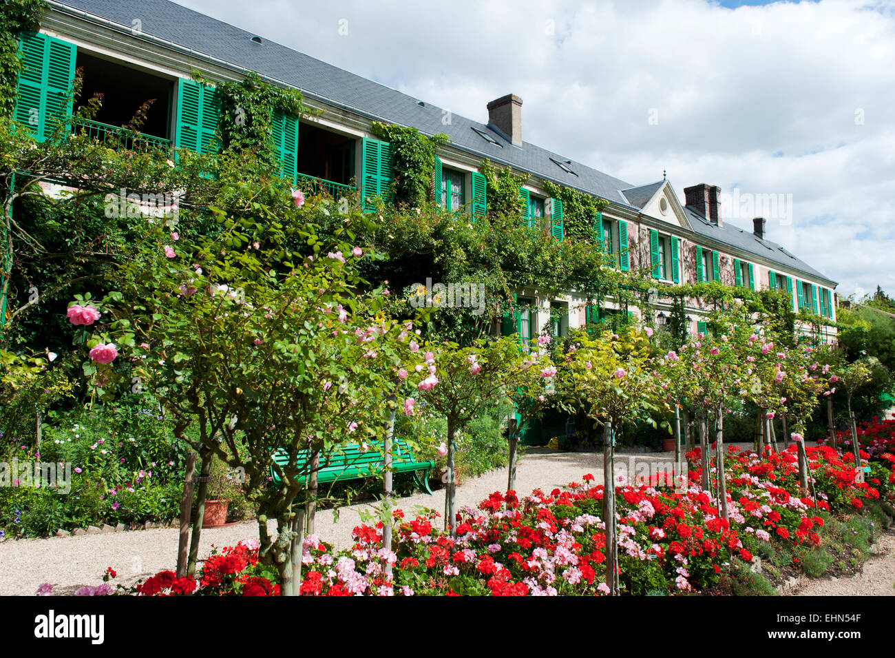 Claude und Garten Giverny Departement Eure Frankreich Europa