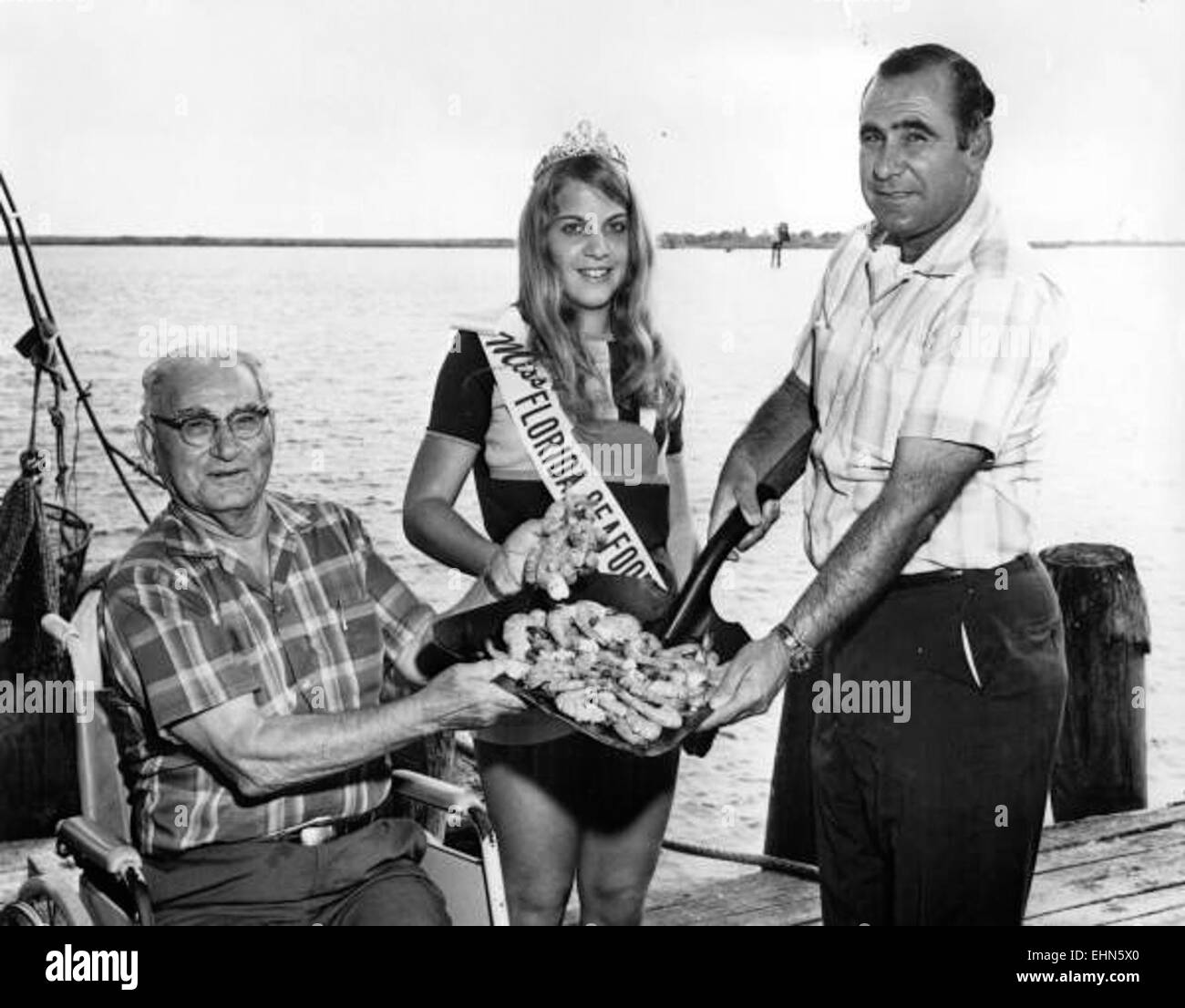 Miss Florida Seafood mit Sitz in Apalachicola ist ein bekanntes Fischunternehmen, das für frische und nachhaltige Meeresfrüchte bekannt ist. Das Unternehmen spielt eine wichtige Rolle in der Fischereiindustrie Floridas und bietet hochwertige Meeresfrüchte aus dem Golf von Mexiko an. Stockfoto