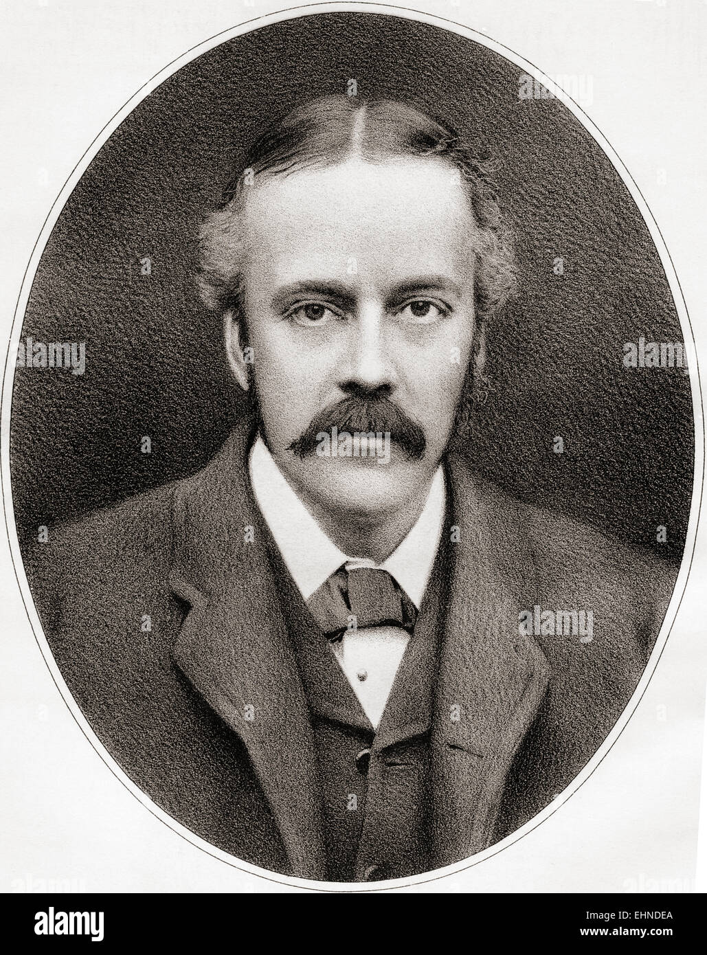 Arthur James Balfour, 1. Earl of Balfour, 1848 – 1930.   Britischer Politiker und Premierminister des Vereinigten Königreichs. Stockfoto
