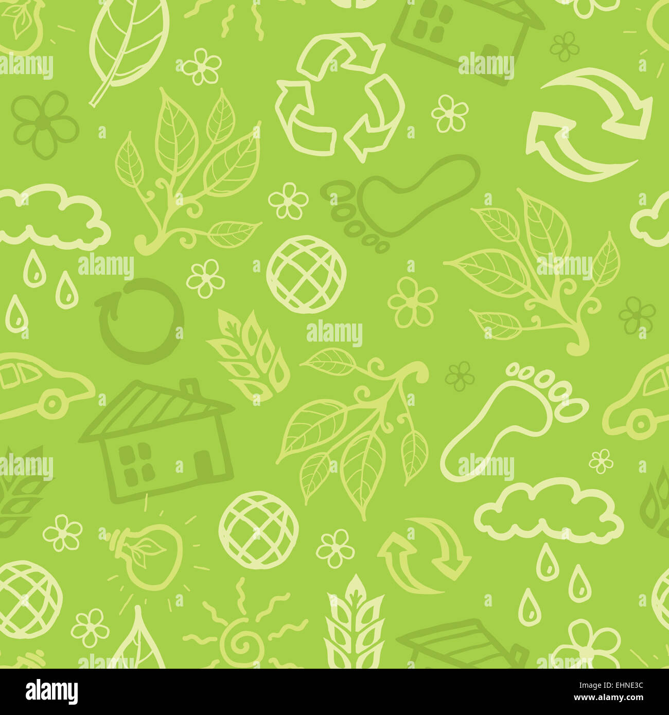 Ökologische Musterdesign Hintergrund Stockfoto