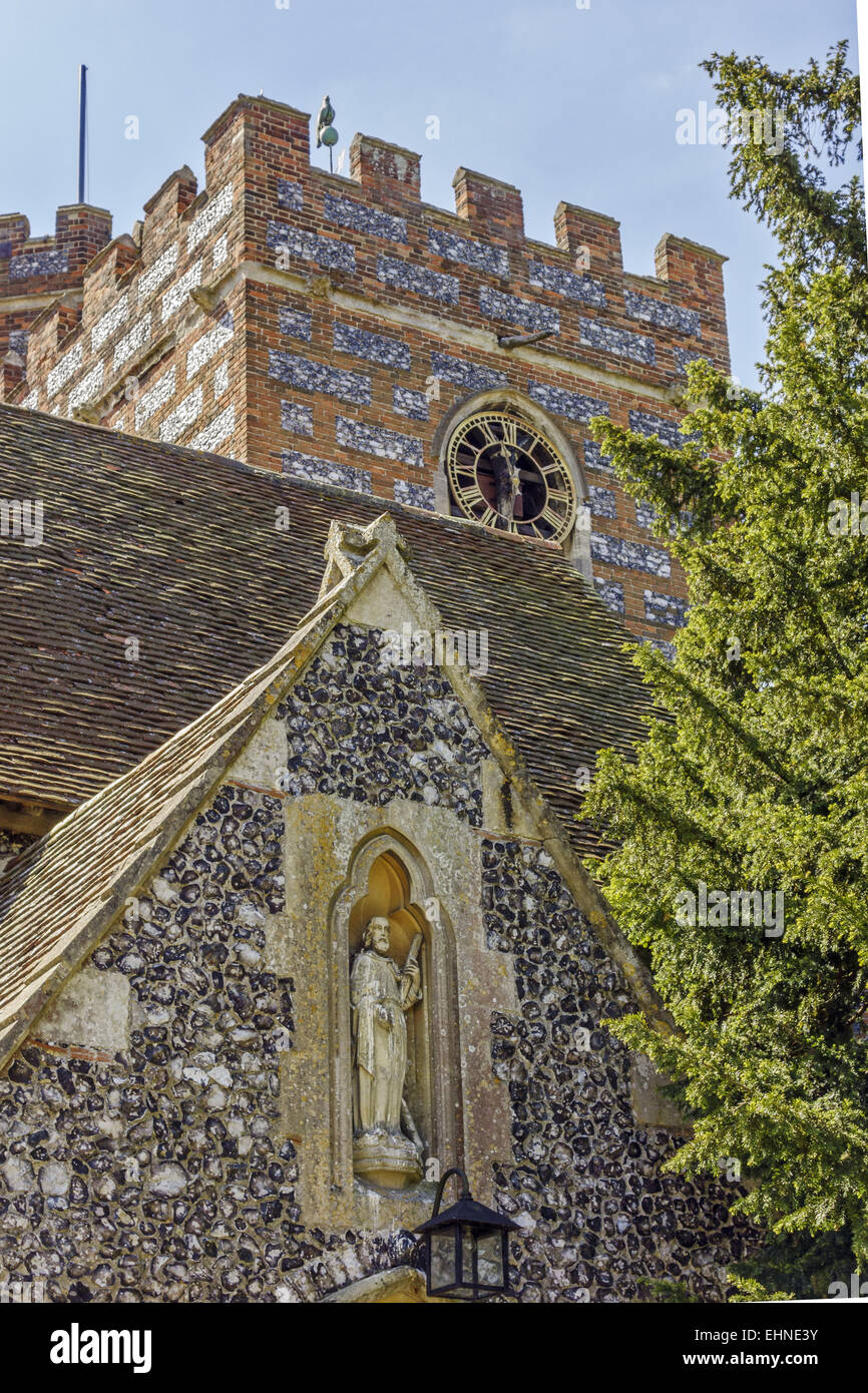 St.Andrews Kirche Bradfield Berkshire UK Stockfoto