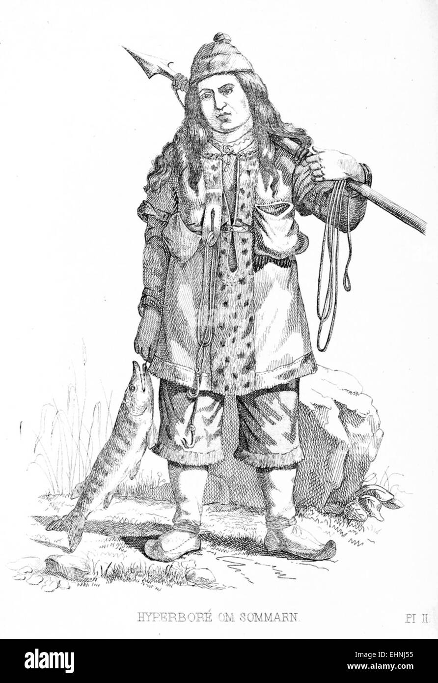 MELLIN(1850) p1.042 HYPERBORE OM SOMMERN Stockfoto