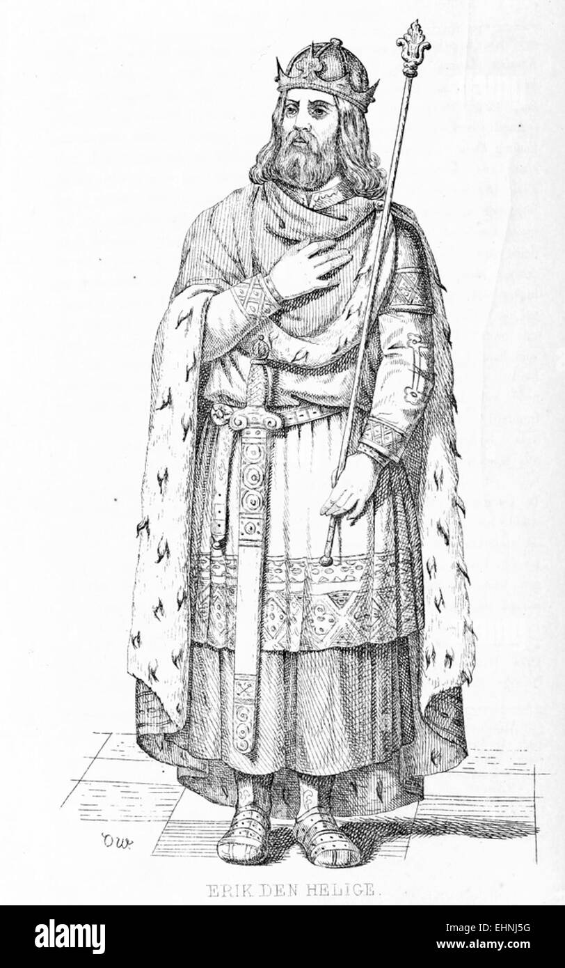 MELLIN(1850) p2.098 ERIK DEN HELIGE Stockfoto