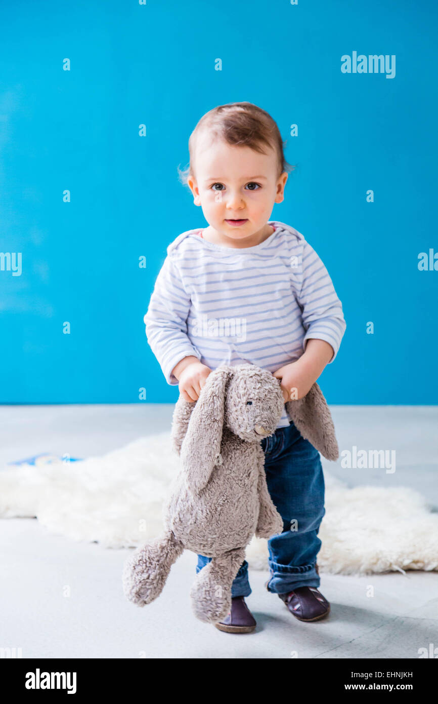 18 Monate alten Jungen. Stockfoto