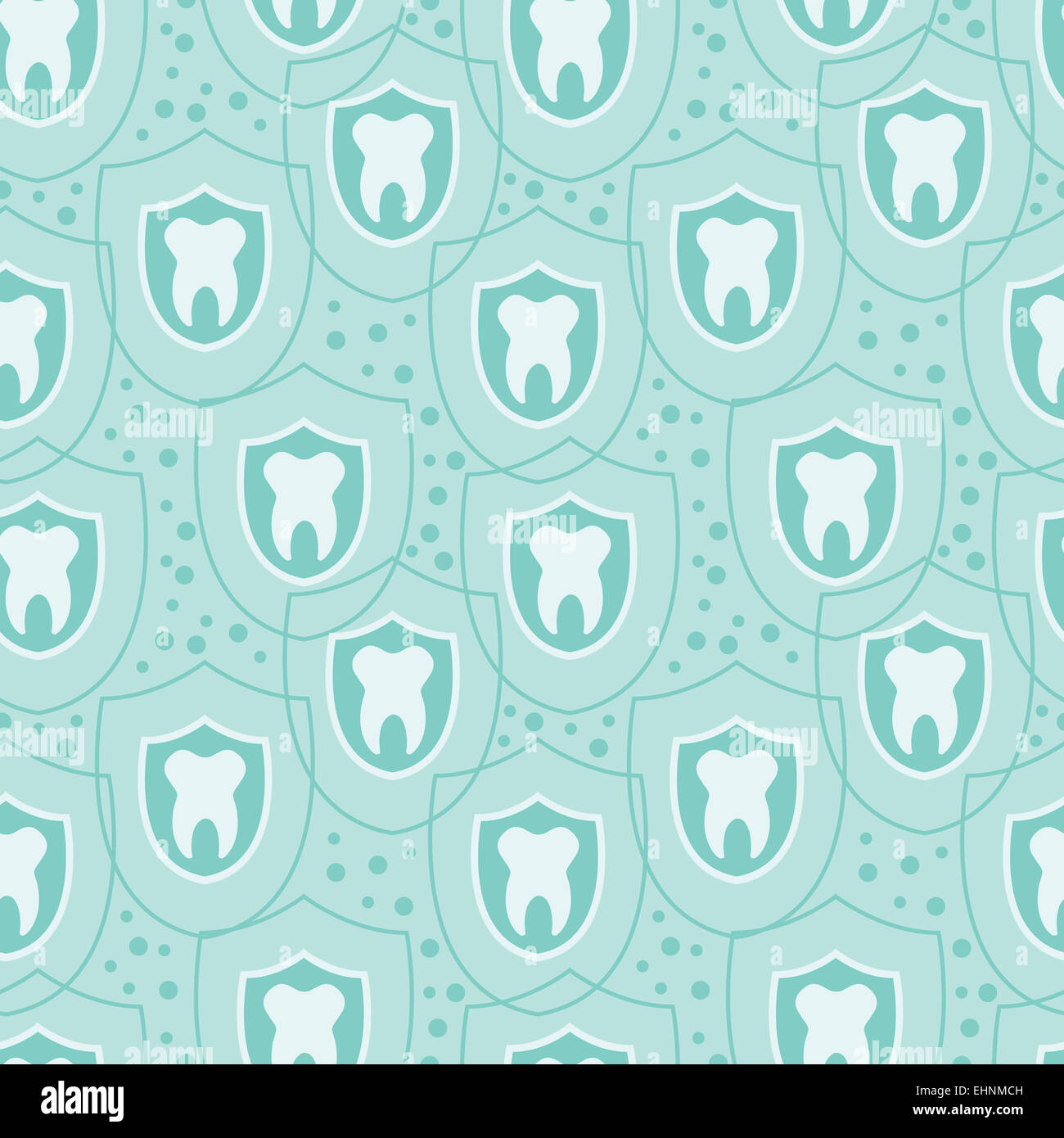 Gesunde Zähne Musterdesign Hintergrund Stockfoto