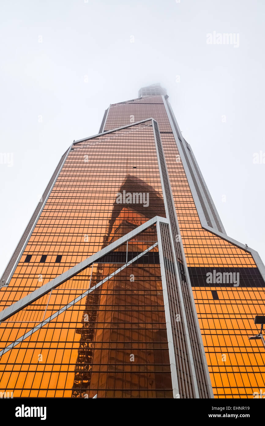 Mercury City Tower Stockfoto