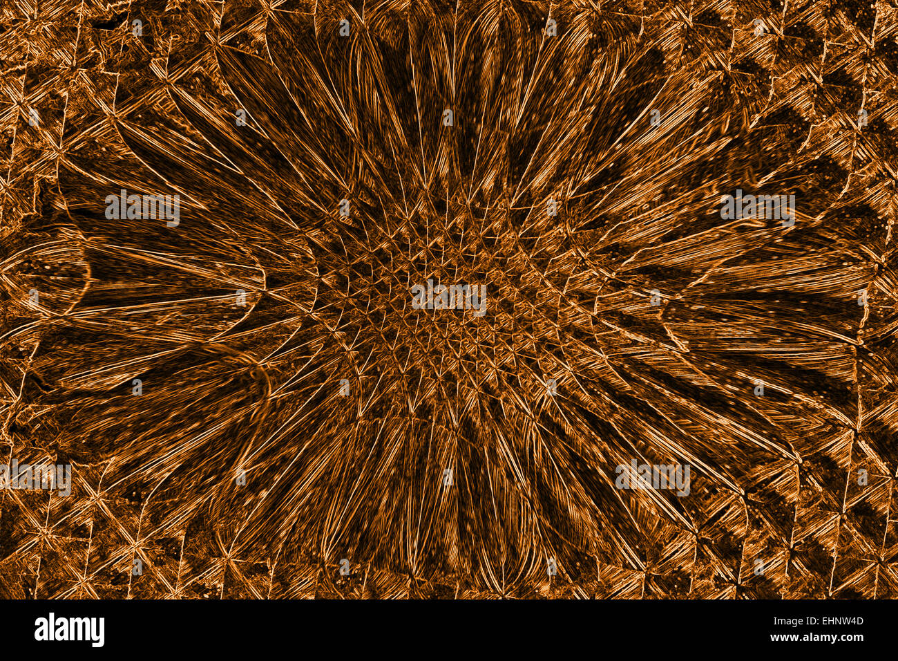 abstrakte Muster Hintergrund mit orange Farbe. Stockfoto