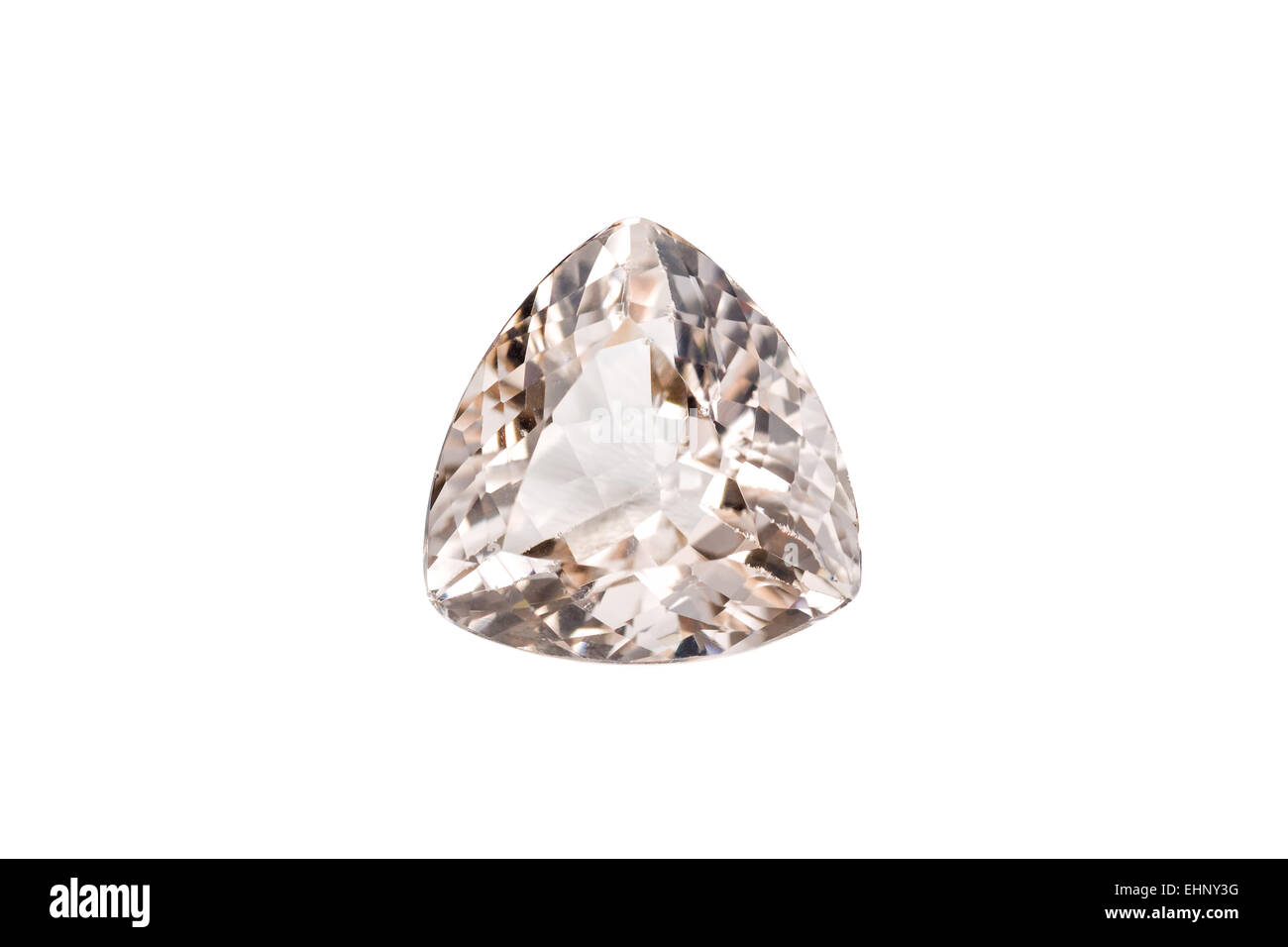 Farbige durch Mangan Verunreinigungen, die Rosa, Rose, Pfirsich und violetten Sorten von Beryl sind aufgerufen, Morganit, benannt nach dem Amerikanischen Stockfoto