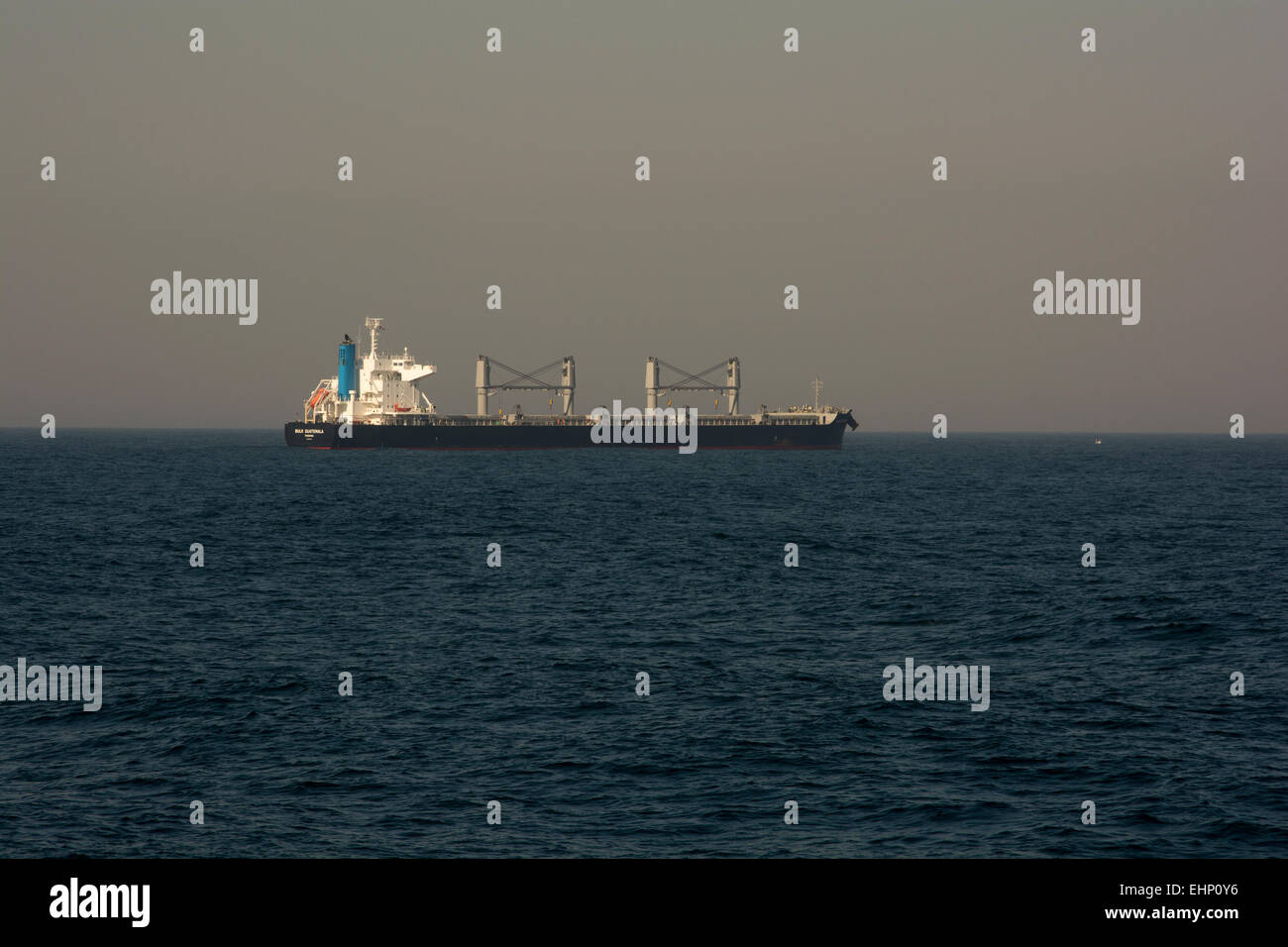 Bulk-Guatemala ist eine 200 Meter lange Massengutschiff Segeln unter Panama Flagge mit einem Eigengewicht von 61446 Tonnen. Stockfoto