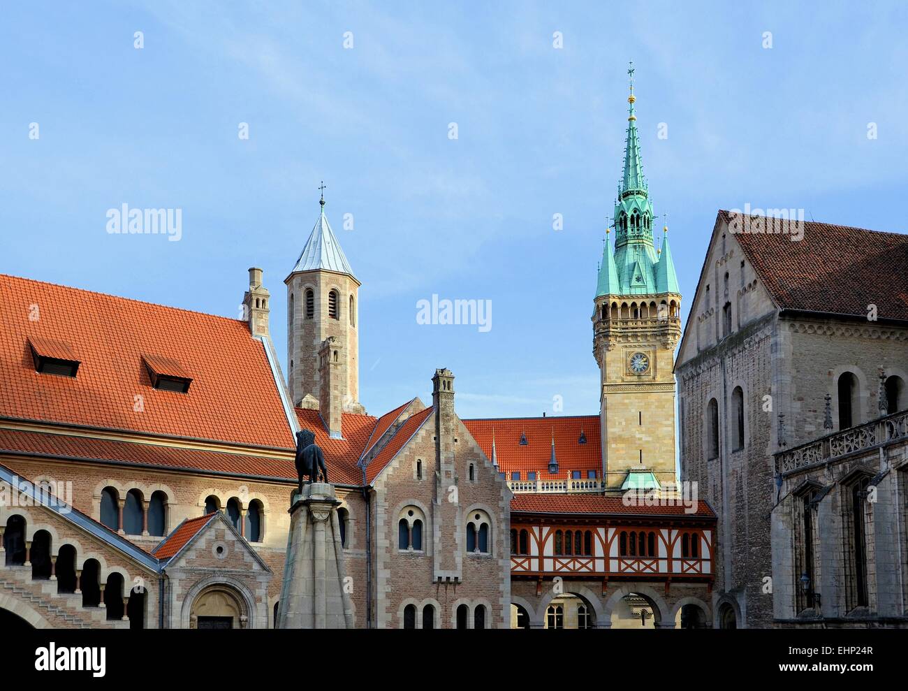 historische alte Stadt Braunschweig Stockfoto