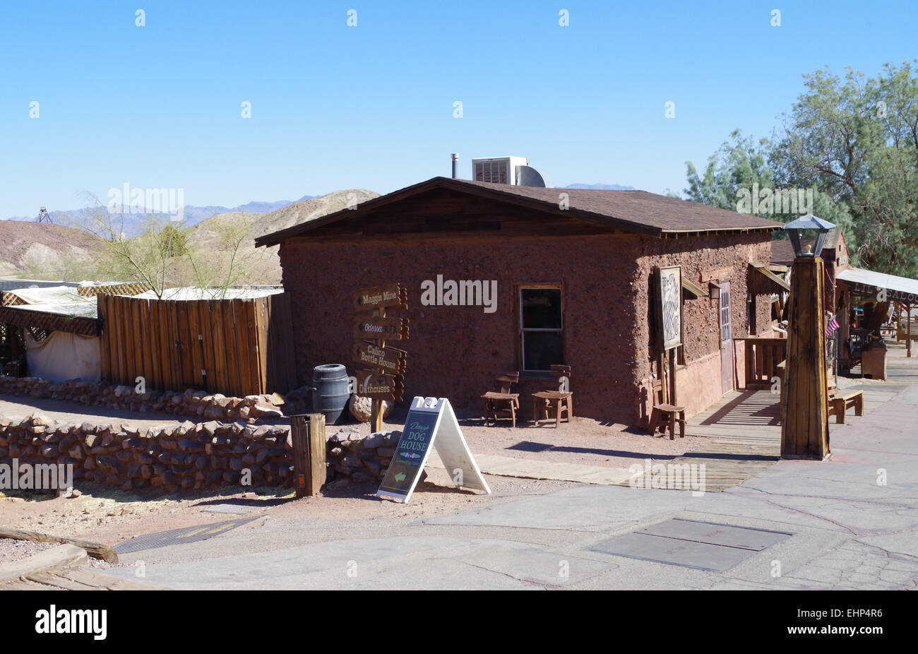 USA - alte westliche Architektur Stockfoto