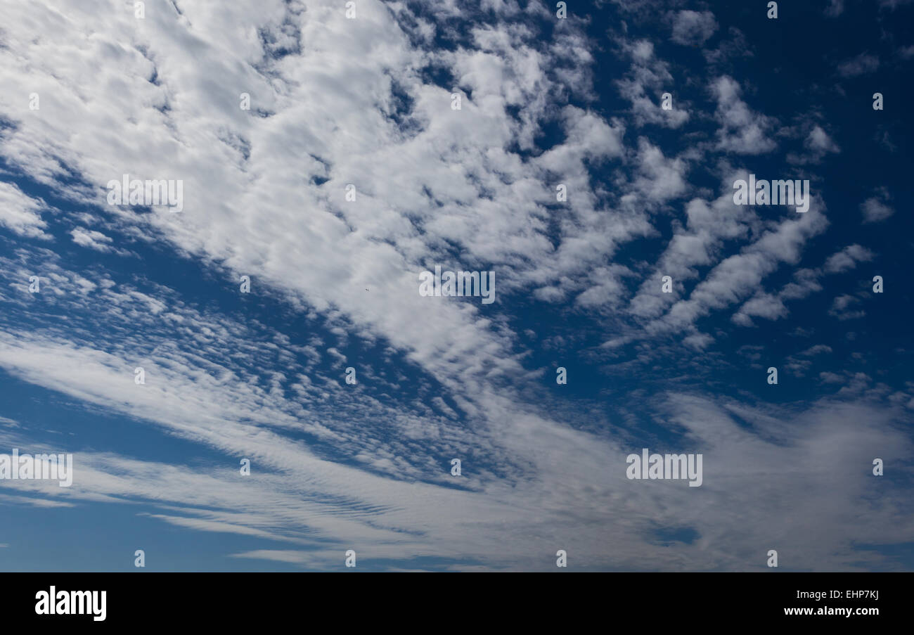 Bewölktem Himmel von Athen Stockfoto