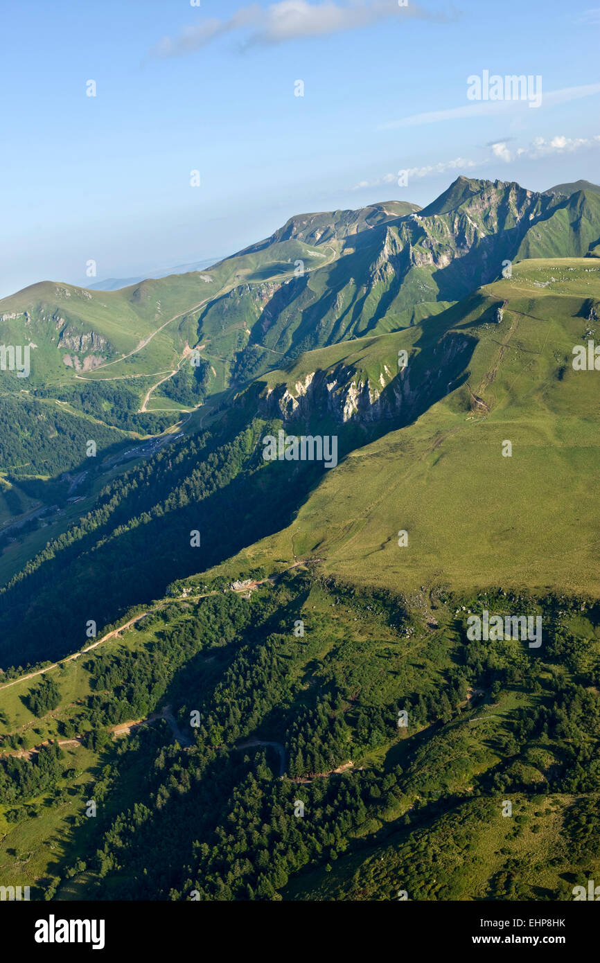 MASSIF DU SANCY NATURPARK VULKANE AUVERGNE MASSIV ZENTRALFRANKREICH Stockfoto