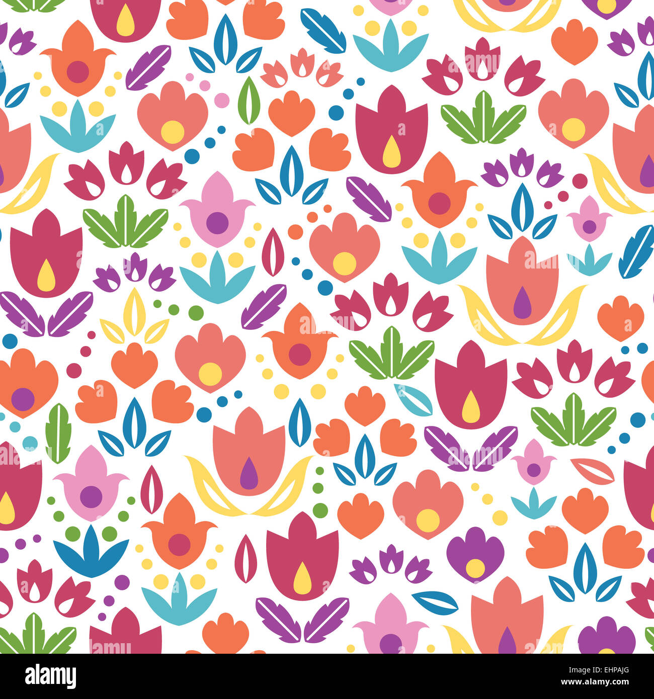 Abstrakte Tulpen Musterdesign Hintergrund Stockfoto