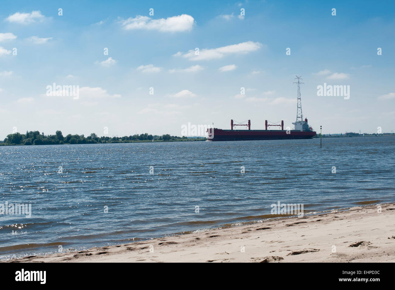 Containerschiff Stockfoto